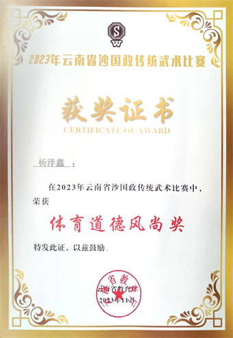 杨泽鑫获奖证书.jpg