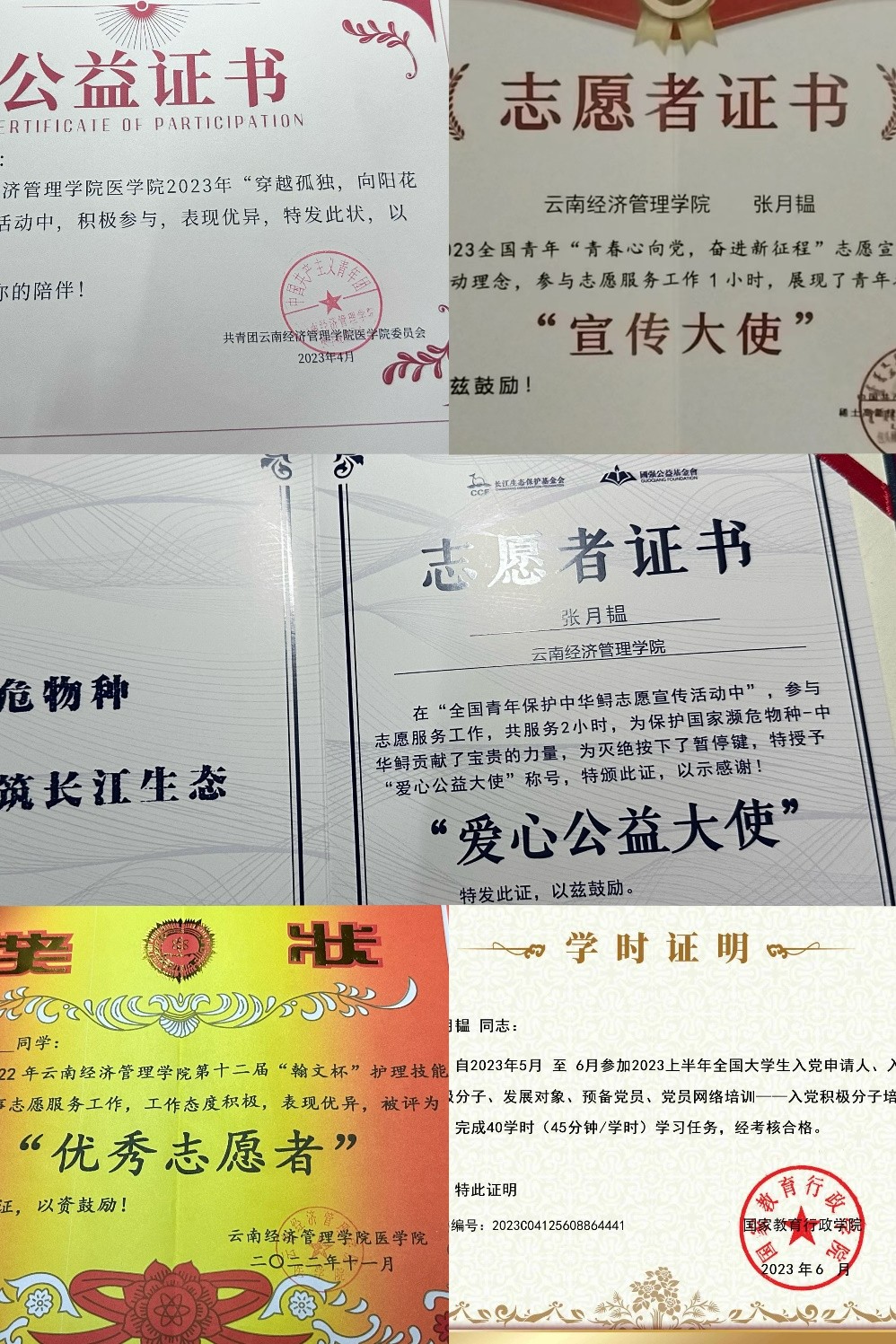【榜样的力量】云南经济管理学院2023年度国家奖学金获得者个人事迹分享（第二十一期） 第 5 张