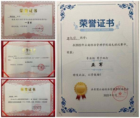 【榜样的力量】云南经济管理学院2023年度国家奖学金获得者个人事迹分享（第九期） 第 11 张