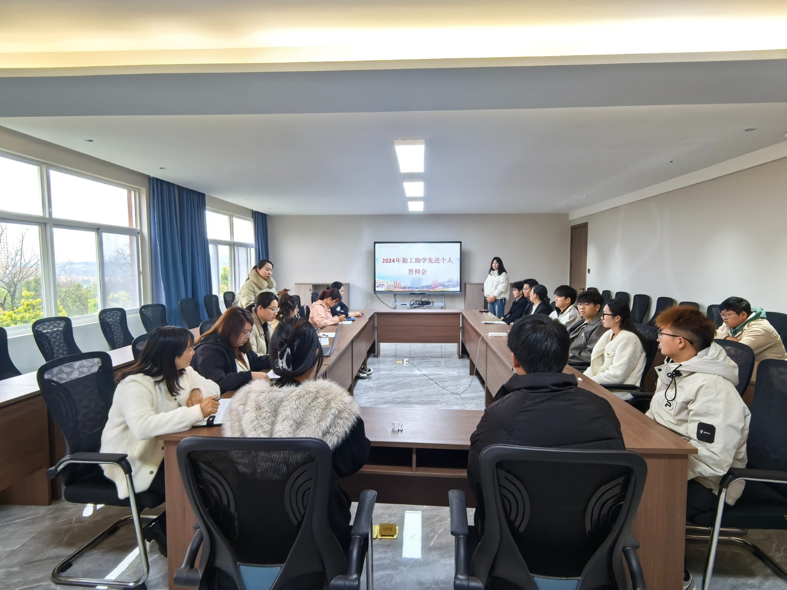 资助育人|以勤砺志 ，自强筑梦 ——2024年度勤工助学先进个人答辩会圆满举行 第 1 张