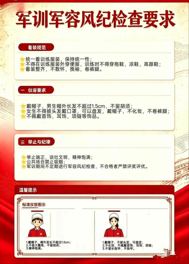迷彩淬志,砺剑笃行|2026级新生军训指南上线啦!!! 第 2 张 迷彩淬志,砺剑笃行|2026级新生军训指南上线啦!!! 第 2 张